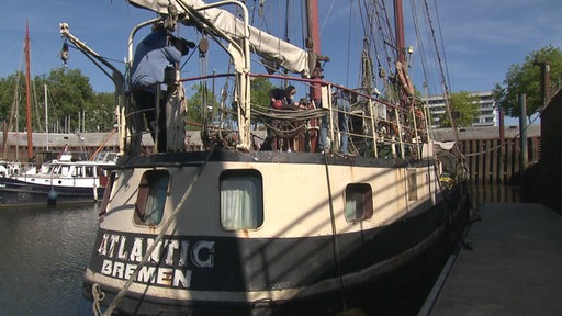 Das Schiff "Atlantic Bremen", welches verschrottet werden soll. 