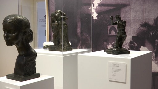 Kunstwerke der Sonderausstellung "Emanzipation von Rodin". 