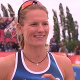 Beachvolleyballerin Kim van de Velde im Interview.