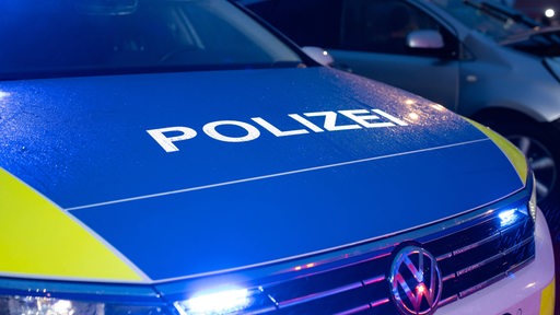 Ein Polizeiwagen.