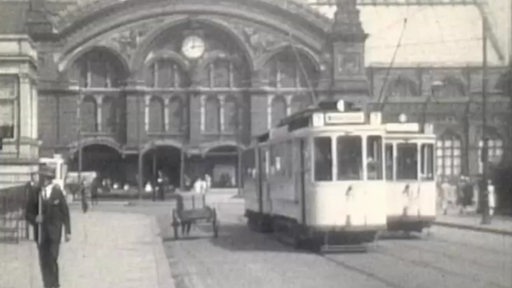 Alte Aufnahmen vom Bremer Hauptbahnhof.