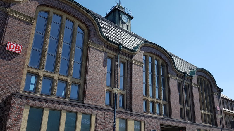 Der Hauptbahnhof in Bremerhaven.