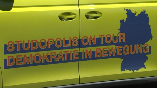 Das Auto der Studenteninitiative Studopolis 