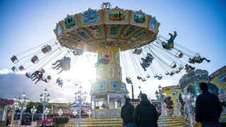 Das Kettenkarussell auf dem Bremer Freimarkt