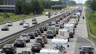 Stau auf der A1 bei Bremen.