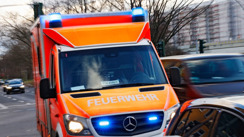 Rettungswagen der Feuerwehr 