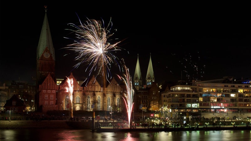 Silvesterfeuerwerk Bremen