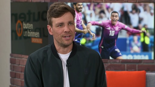 Werders Sportgeschäftsführer Clemens Fritz zu Gast im Sportblitz--Studio.