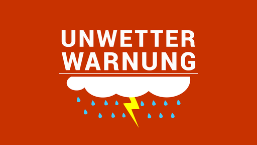 Grafik: Unwetterwarnung