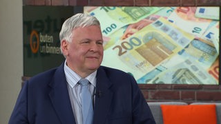 Jens Eckhoff, finanzpolitischer Sprecher der CDU-Fraktion, ist zu Gast im Studio von buten un binnen.