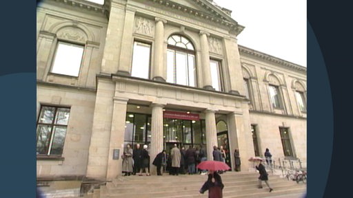 Die Kunsthalle Bremen wie sie früher war von außen. 