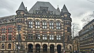 Das Gebäude des Landgericht Bremen an der Domsheide