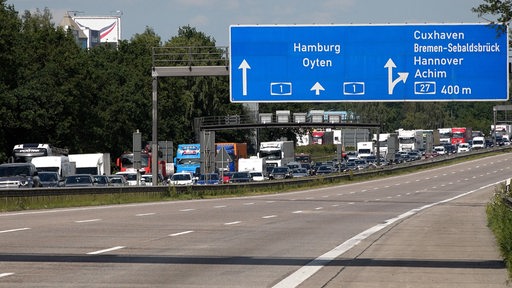 Stau auf der A1