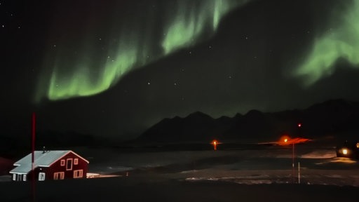 Polarlichter am Himmel