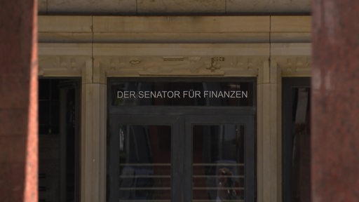 Das Eingangsportal des Bremer Finanzministeriums