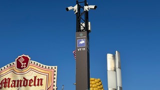 Videoüberwachung auf dem Bremer Freimarkt.