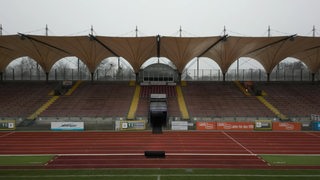 Die Tribüne des Marschweg-Stadions in Oldenburg.