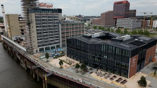 Zu sehen ist das Kellogg-Gelände.