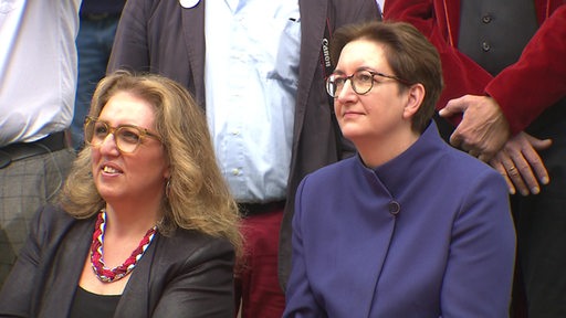 Özlem Ünsal und Klara Geywitz.