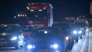 Verkehrschaos und Stau auf den Bremer Straßen.