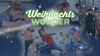 Projekte des Kinderhilfswerks vor nachtblauem Himmel